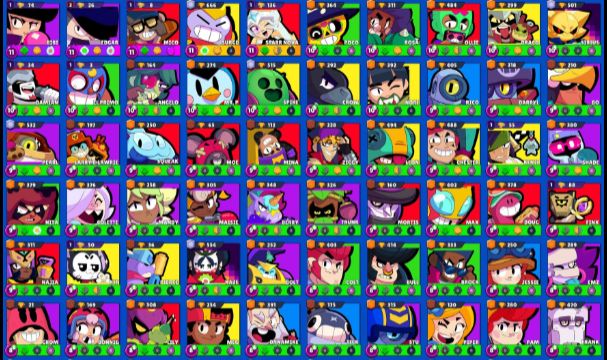 Conta Brawl Stars 95 BRAWLERS 32K