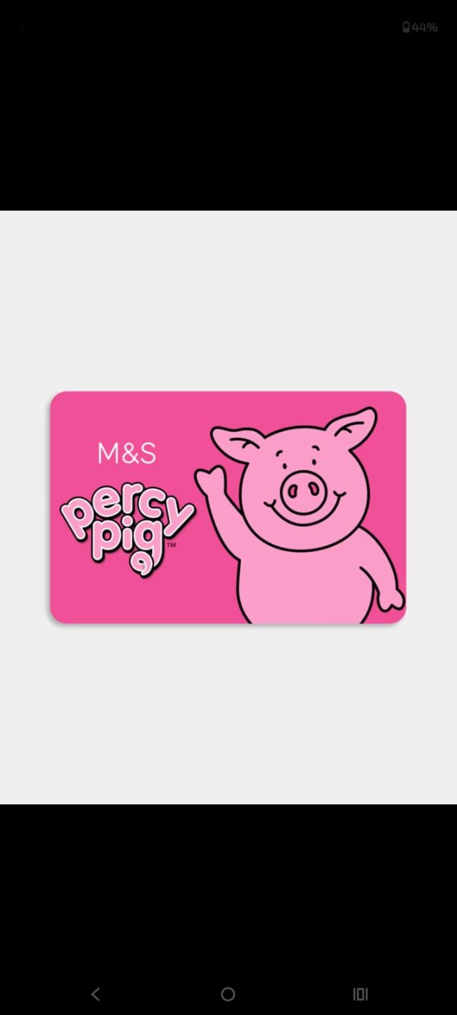 Gift card Moedas percy pig para jogar e comprar os porquinhos