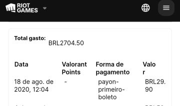 CONTA VALORANT (acompanha conta de LOL com R$700+ gastos / VALORANT R$ 2,7k)