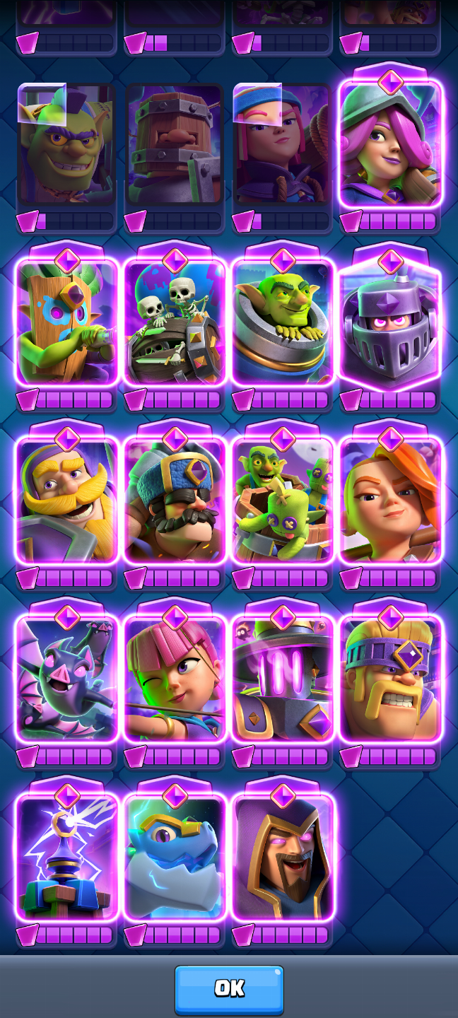 Conta de Clash royale para venda, muito top a conta e bem evoluída