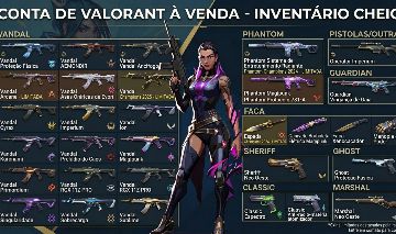 CONTA VALORANT + 3600 GASTOS (CHAMPIONS / VANDAL / KURONAMI)
