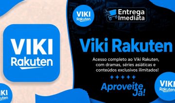 VIKI RAKUTEN PASS/PLUS DORAMA 30 DIAS | TELA/PERFIL ENTREGA IMEDIATA + BRINDE