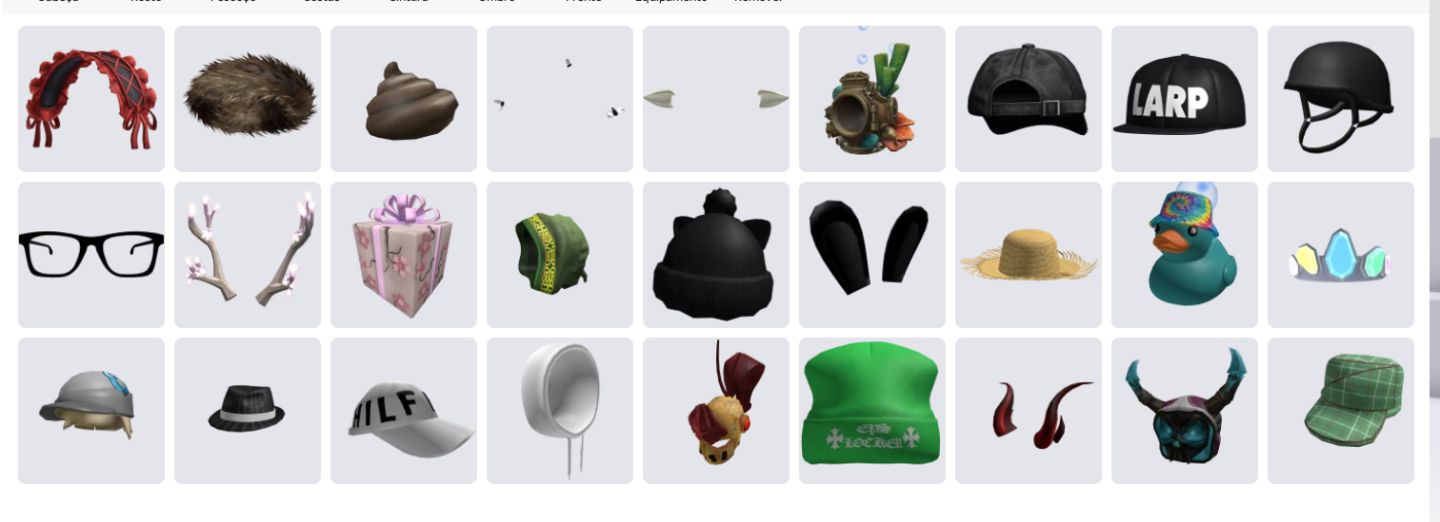 CONTA COM KORBLOX E SKINS