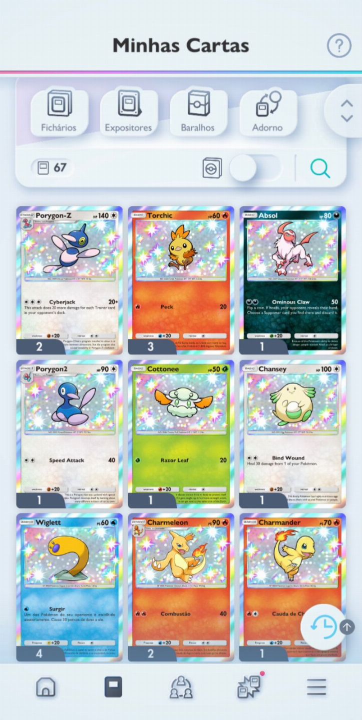 Conta TCG Pocket, +15k de cartas e diversas cartas meta (Ler a descrição)