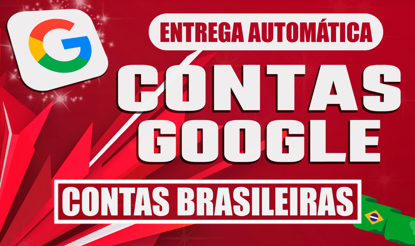 CONTAS GOOGLE/GMAIL BRASILEIRAS - ENTREGA AUTOMÁTICA
