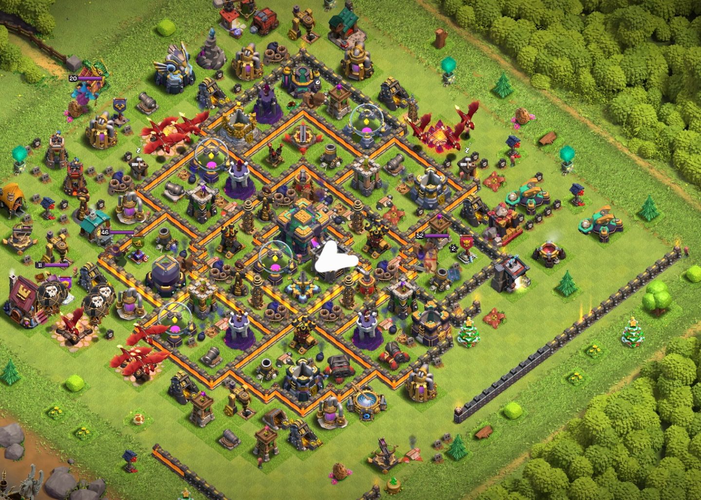 Kit 5 contas coc cv 17 3 paisagens 13 SKINS full 1 cv14+cv15+cv16