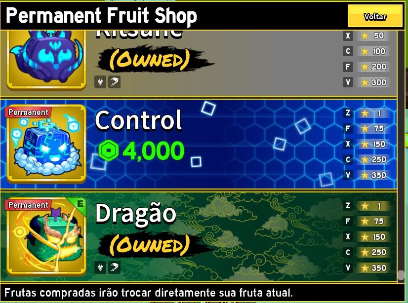 CONTA DE ROBLOX/BLOX FRUITS