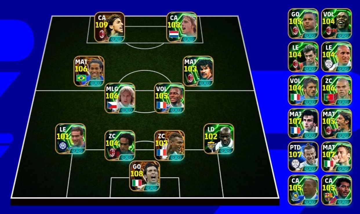 CONTA EFOOTBALL MOBILE 2026 | 3283 FORÇA | IBRAHIMOVI 109 | CRUYFF 108 | VÁRIOS
