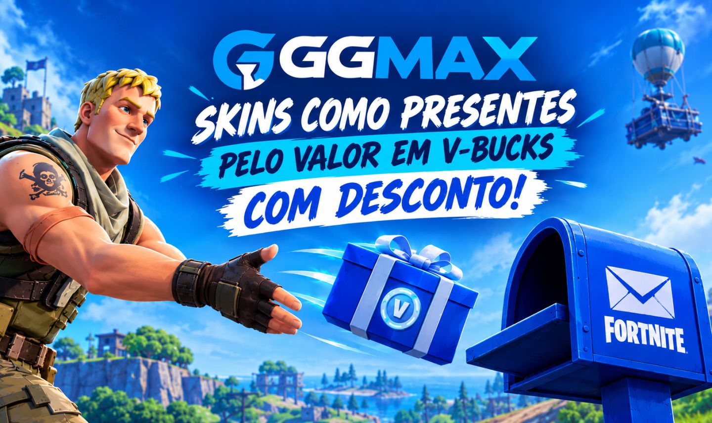 SKINS FORTNITE COM DESCONTO | ENVIO VIA PRESENTE | VALOR EM V-BUCKS