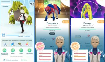 CONTA POKEMON GO LEVEL 60 | 132 LENDARIO | 114 BRILHANTE | ZAMAZENTA IV 100