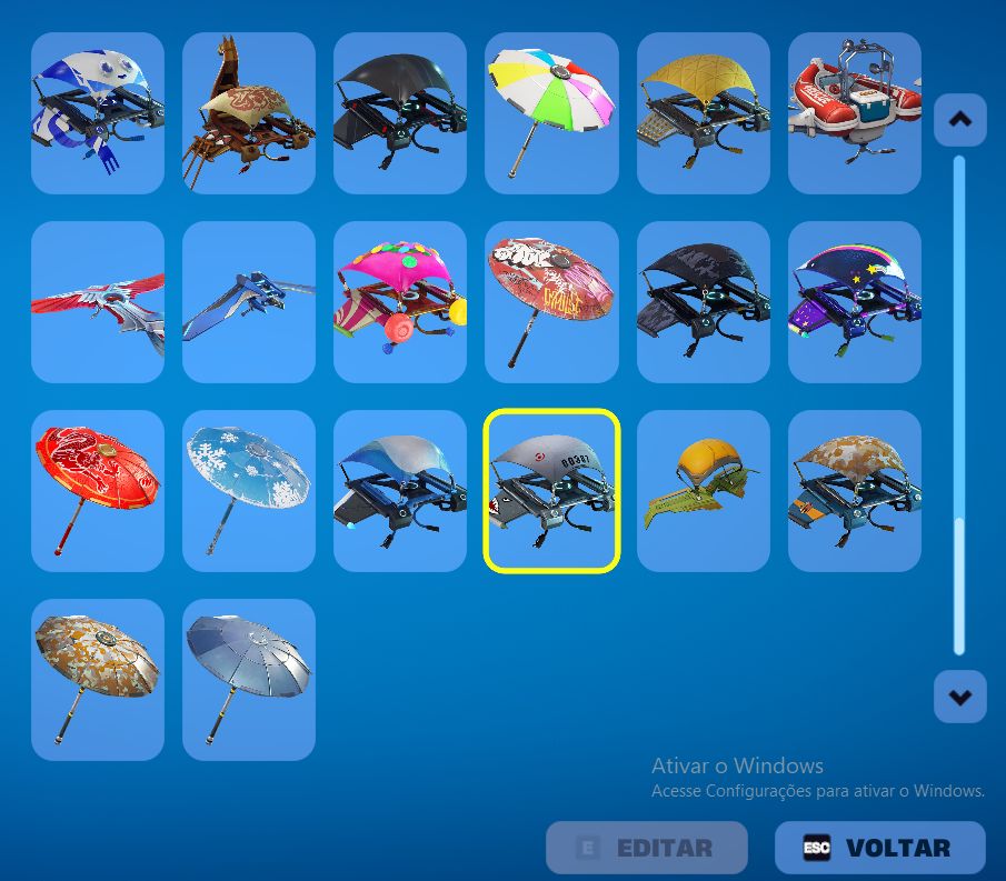 Conta OG fortnite cap 1 season 2, lv 1250, 128 skins. conjunto fundador + mako