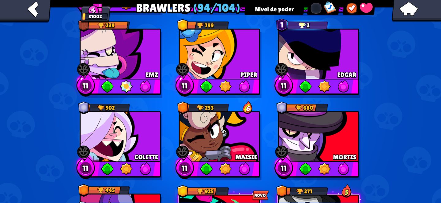 Conta supercell com Brawl Stars +2 Jogos ( Vejam as imagem e a descrição)