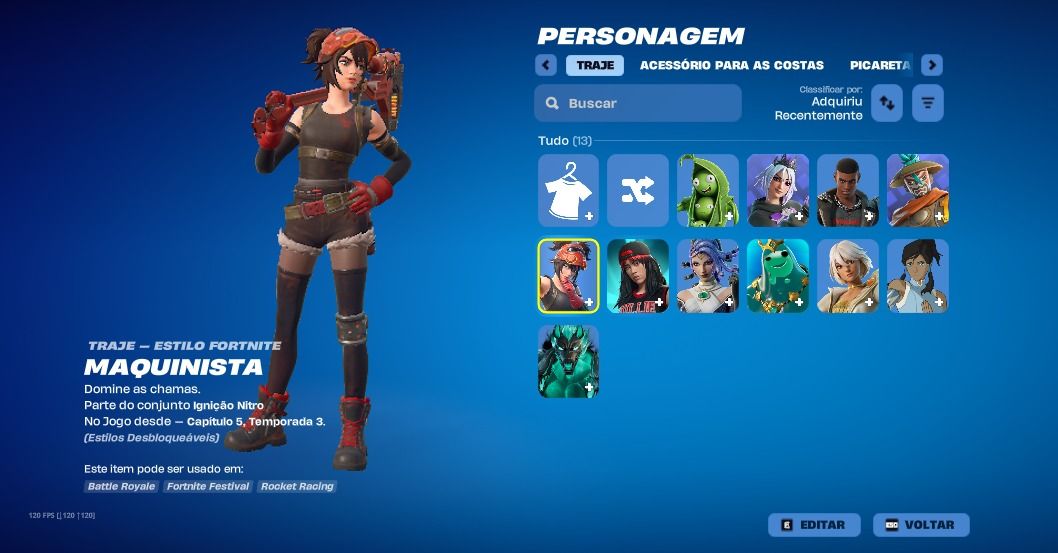 Conta de Fortnite Billie Elish