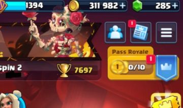 Clash Royale | 125/125 Cartas | 9 Evoluções | 2 Heróis | 7.779 Troféus