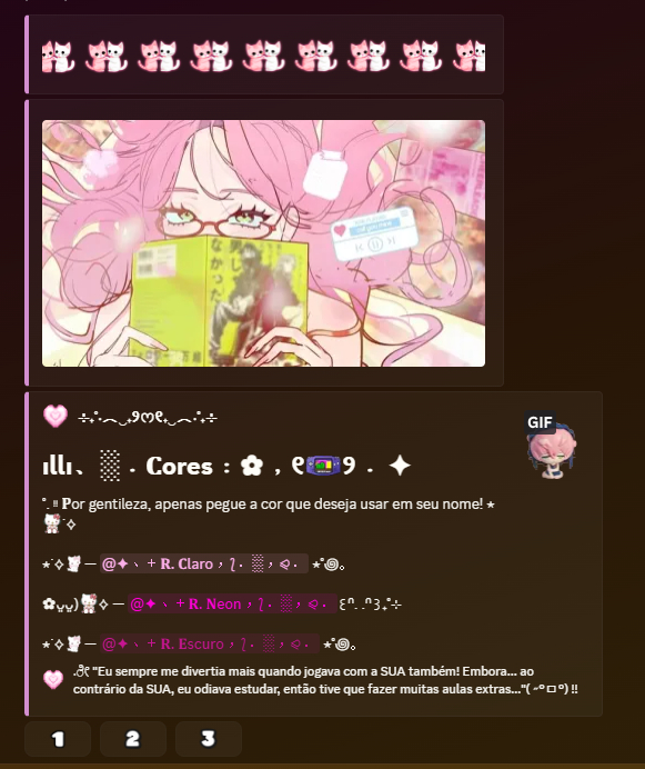 Embeds para Servidor no Discord!