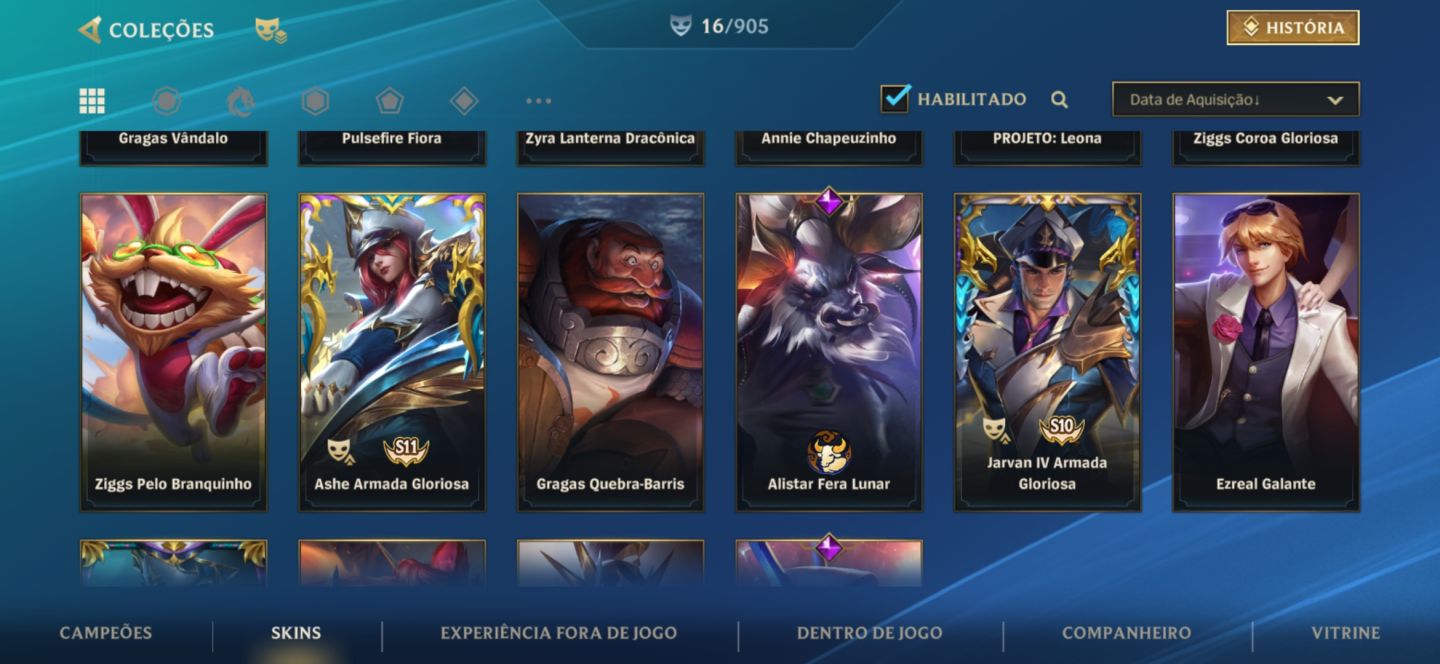 Conta valorant, lol, wild rift e tft