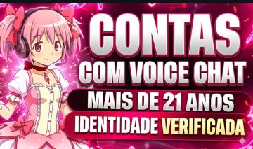 [PROMOÇÃO] CONTAS VERIFICADAS COM MAIS DE 21 ANOS | INCLUÍDO COM VOICE CHAT