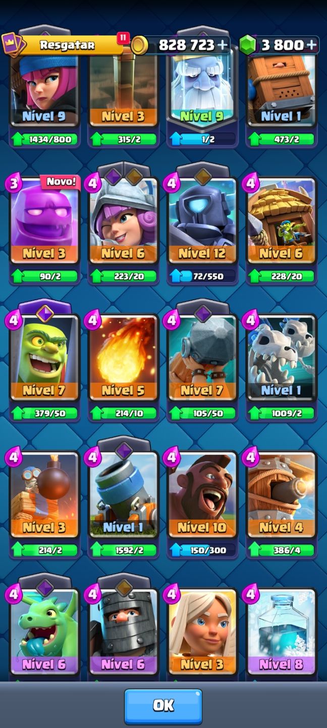 Clash Royale: Conta full 4,05K Gemas, 4722 Troféus