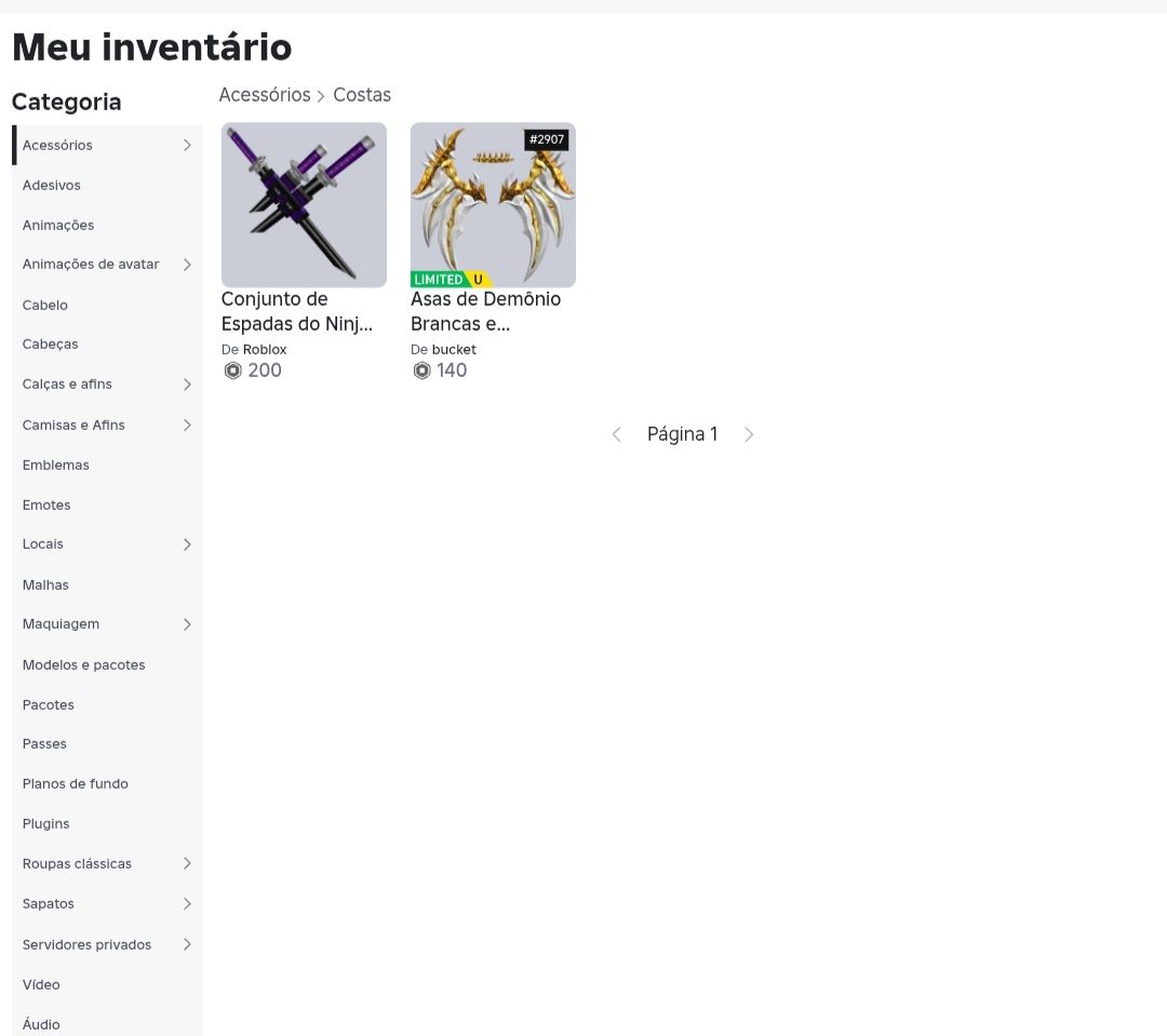 Conta de Roblox Upada e gemada com Inv avaliado acima de 10k(promoção)!!