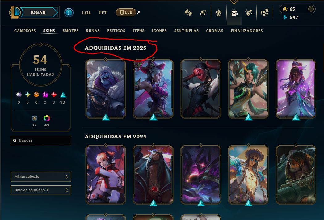 CONTA DE VALORANT E LEAGUE OF LEGENDS COM SKINS