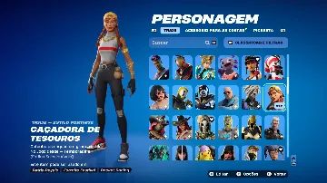 CONTA FORTNITE RARA 173 SKINS (TRAVIS SCOTT+PASSES CAPITULO 1+PACOTES ANTIGOS)