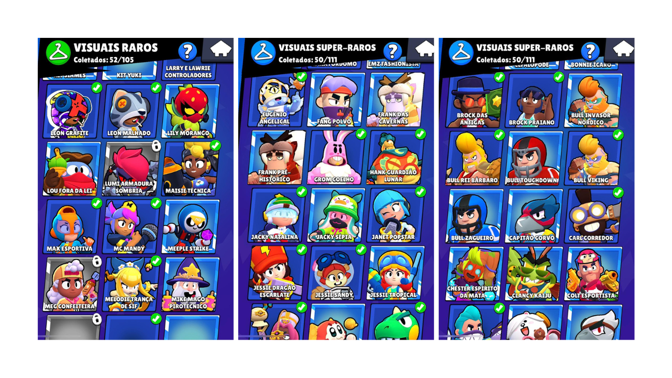 Conta Rara brawl stars 31k de troféus e 2 brawl pass plus (antigos).
