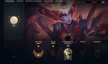 Conta Smurf Ouro 2 Ganhando 30 Pdl e Perdendo 10 - Skin RIven Emissária da Luz