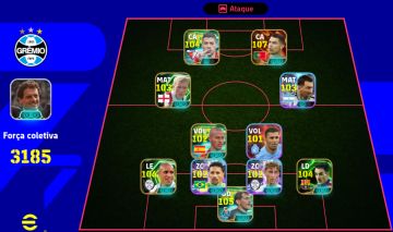 CONTA EFOOTBALL MOBILE - FORÇA COLETIVA 3185!