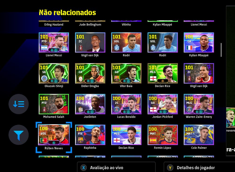 CONTA eFOOTBALL STEAM | FORÇA 3218 | IBRAHIMOVI 110, RONALDINHO, MESSI E MUITO