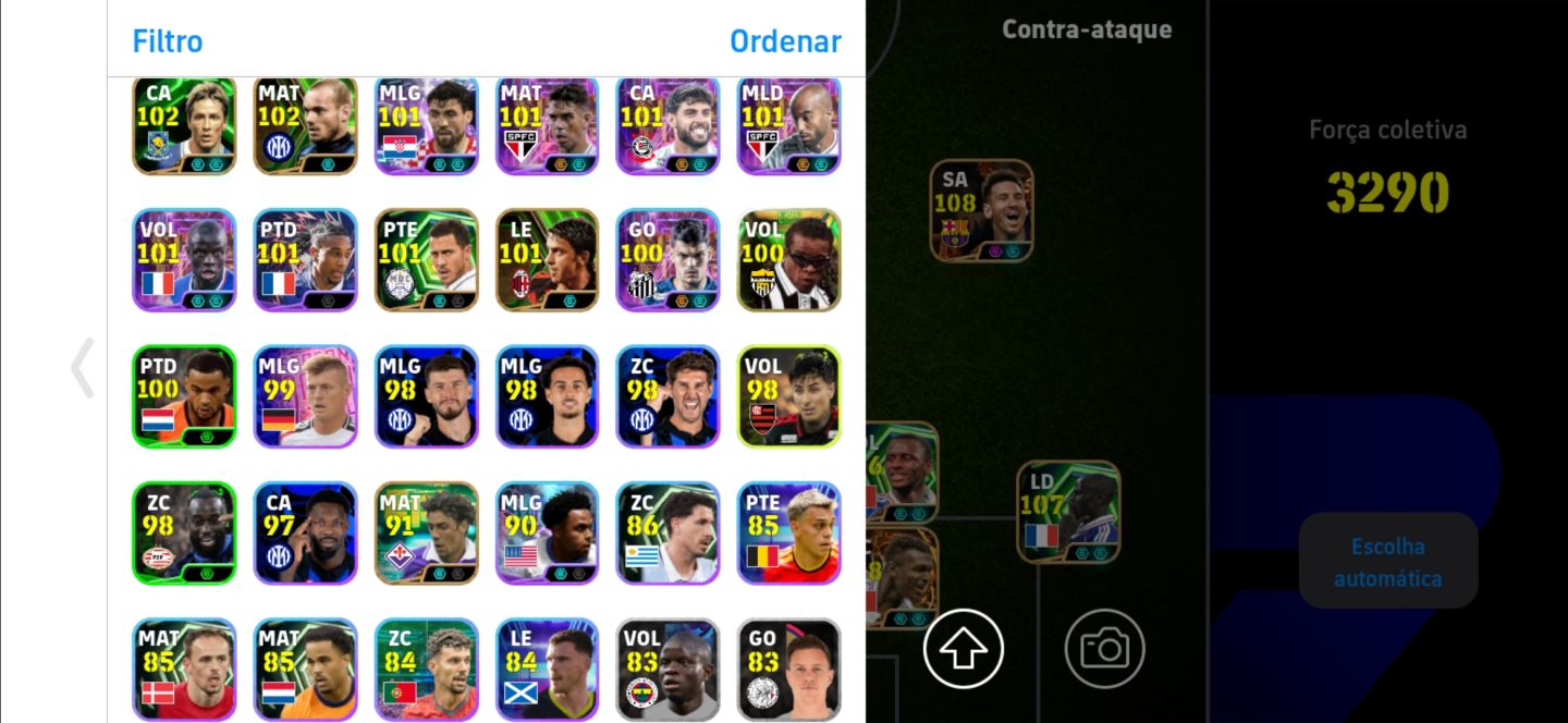 CONTA FULL 3293++ TRIO MSN/ R10/ MELHOR ZAGA DO GAME E+++