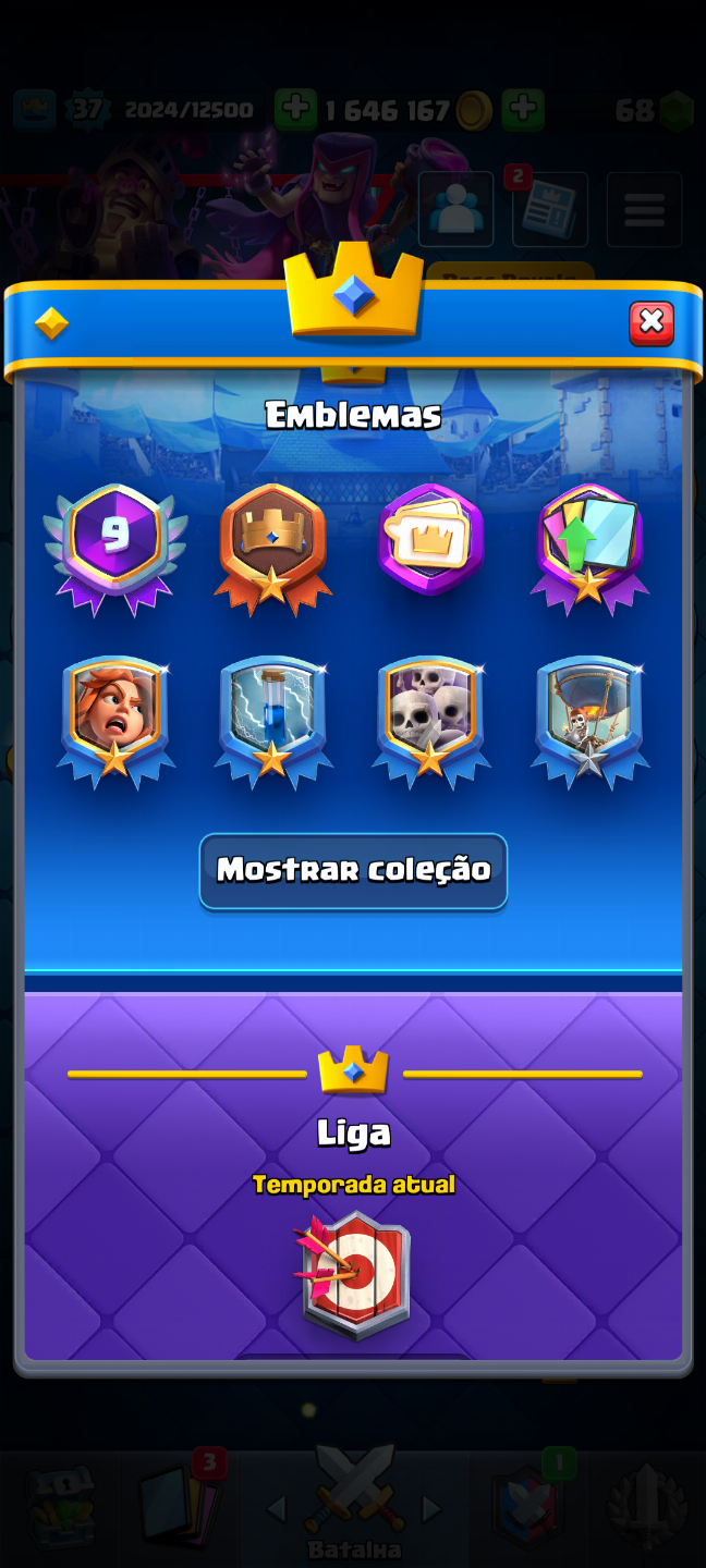 CONTA DE CLASH ROYALE MUITO BOA