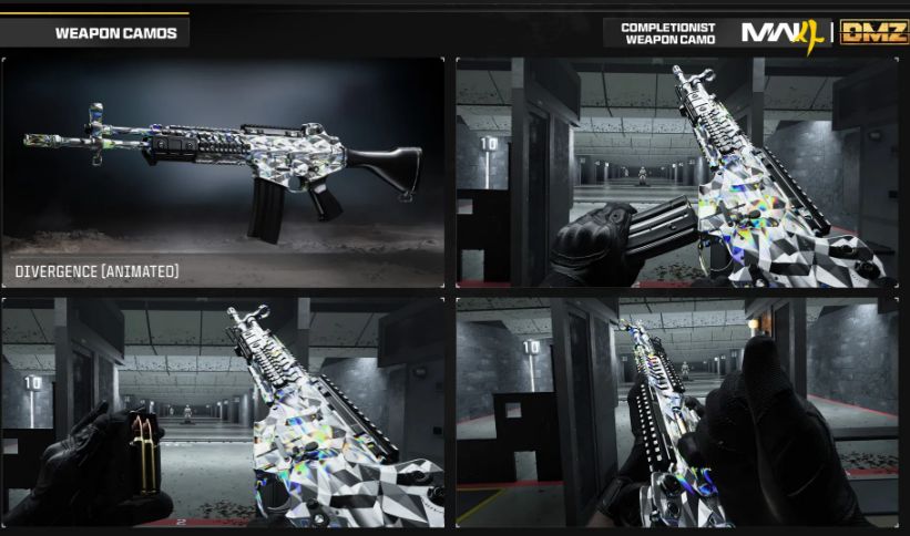 Camuflagens MW4 | Gold | Divergence | Orion | Helio