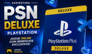 CONTA PLAYSTATION PLUS DELUXE PS5 [ 1 MÊS - SOMENTE SUA ]