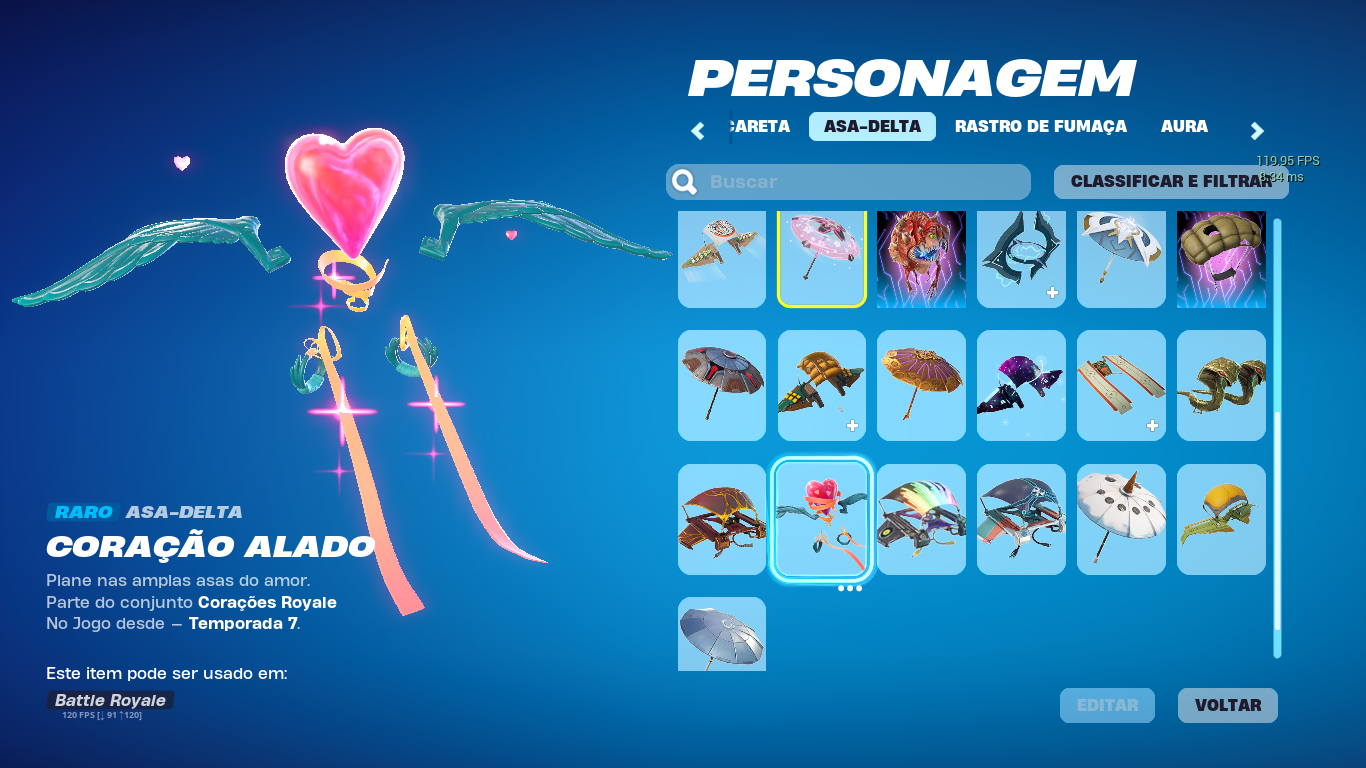 Conta de fortnite com várias skins, Acompanha varios jogos na conta da epic