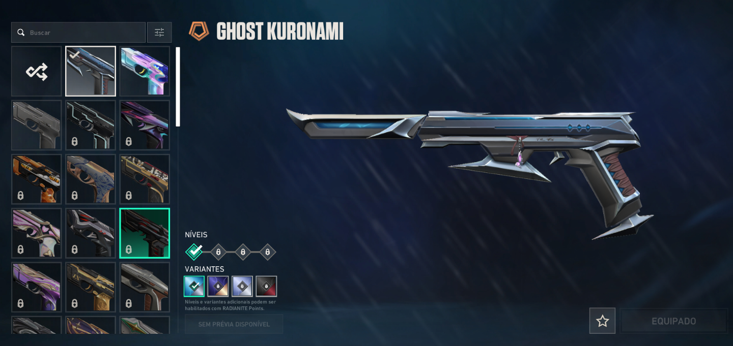 Conta Valorant Skins Kuronami 2.0 / Roseral Sombrio