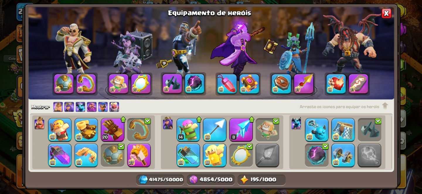 CV18 FULL RARO SKINS E PAISAGEM
