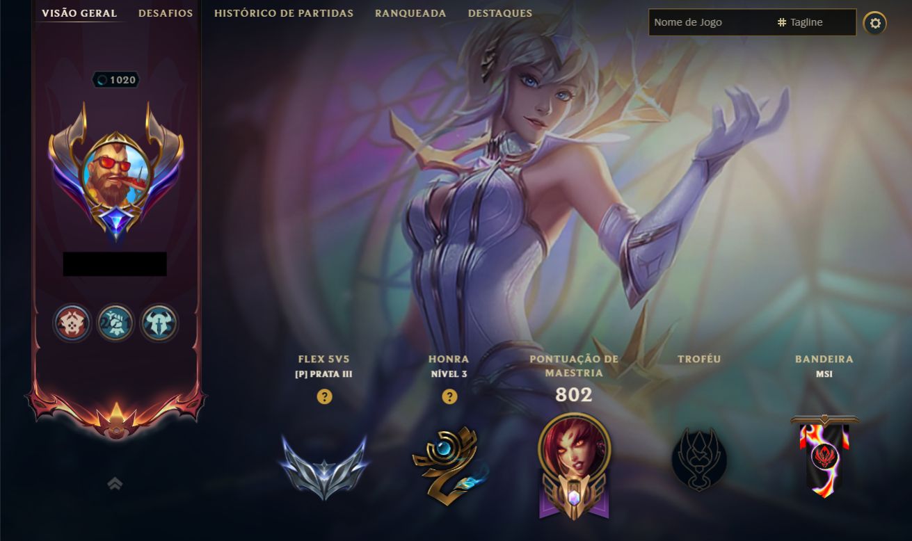 LUX ELEMENTALISTA, EZREAL PULSEFIRE, +200 SKIN E SKINS PRESTIGIOS (FULL ACESSO)