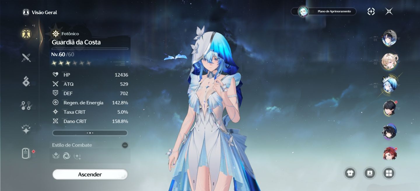 CONTA DE WUWA! LUUK+SHOREKEEPER+MORNYE+YANGYANG: XUALING E MAIS!
