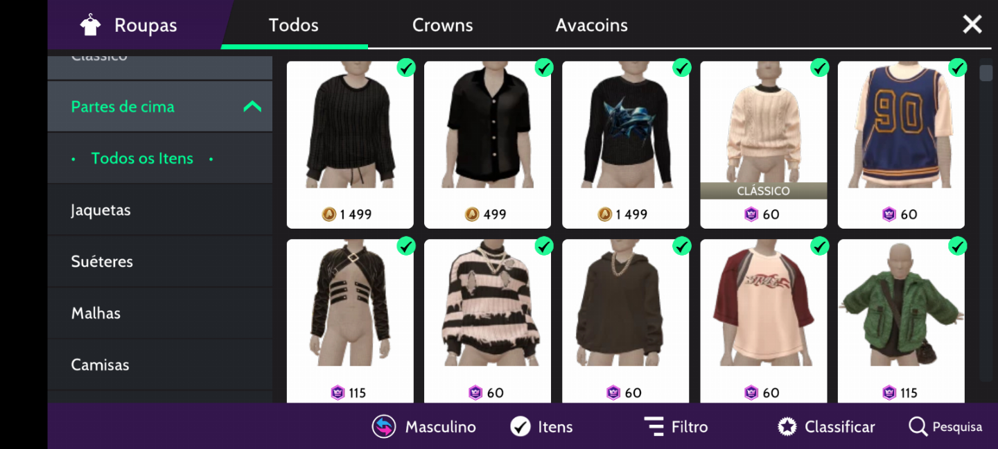 CONTA UNISSEX AVAKIN LIFE [ VALOR NEGOCIÁVEL]