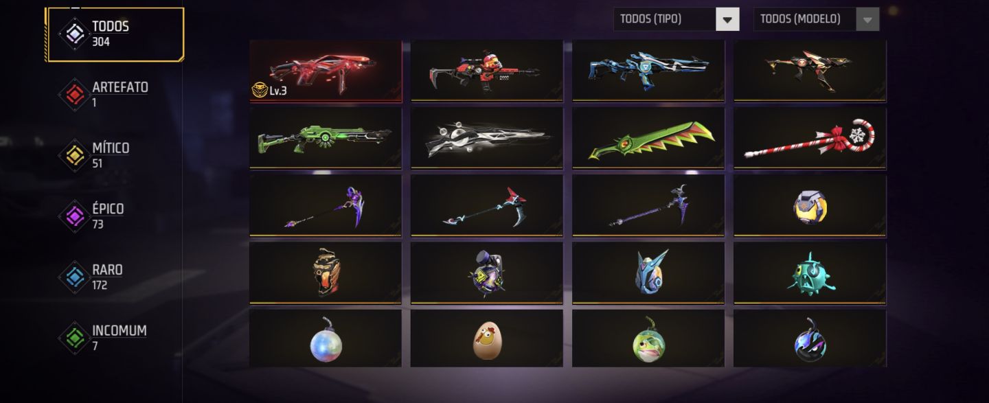 CONTA COM SOMBRA ROXA, BARBINHA, EVOLUTIVA + MELHORES ATT DO JOGO TROCA NICK