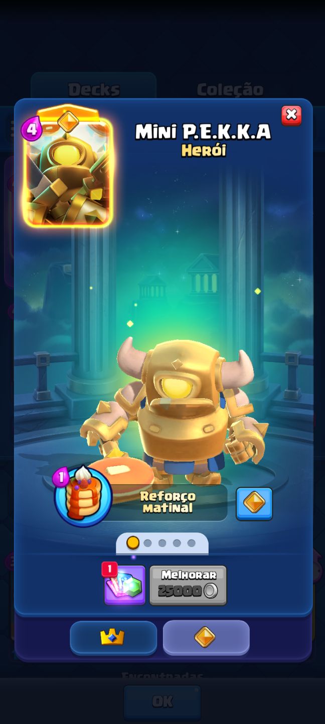 Conta Clash Royale, 4 anos com evolutivas