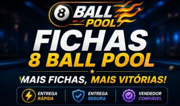 1,2M 8 Ball Pool | Fichas Via Id | Entrega Rápida