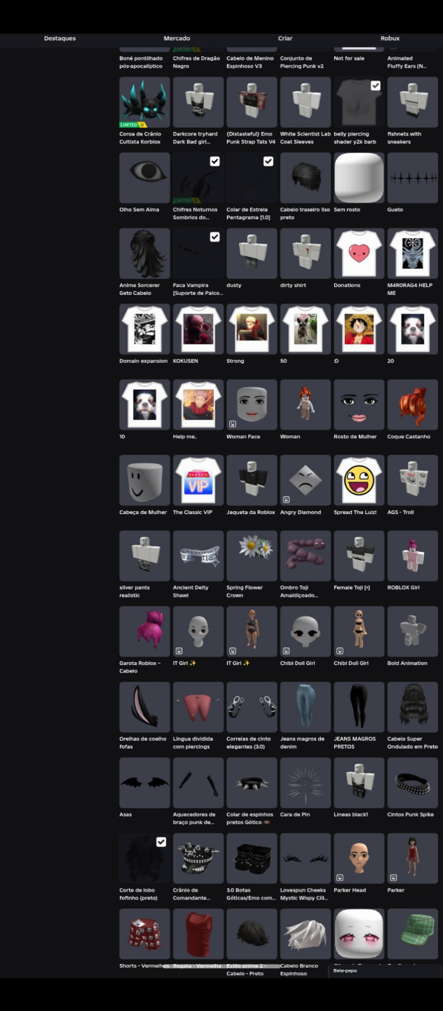 CONTA RARA ROBLOX (leia a descrição.)