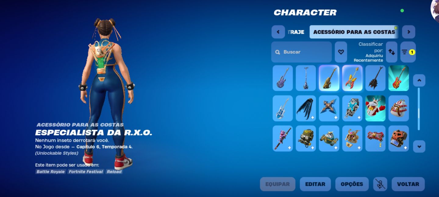 Conta de fortnite com 60 skin