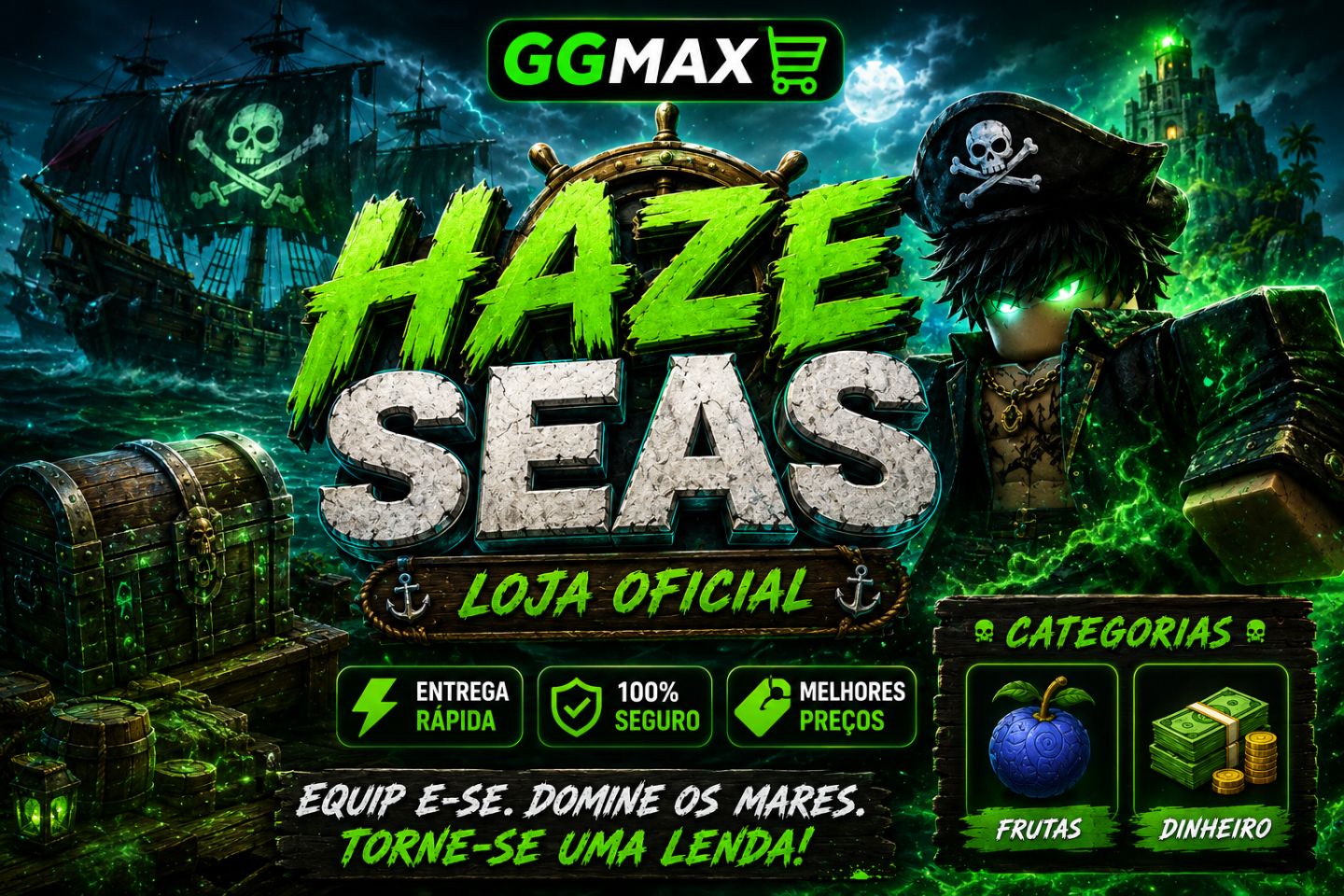 Frutas e itens haze seas ( mais informações na descrição)
