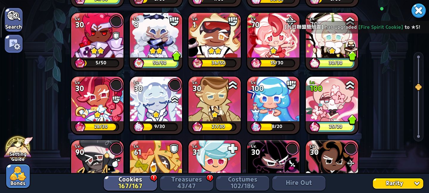 Conta para iniciantes COOKIE RUN:KINGDOM