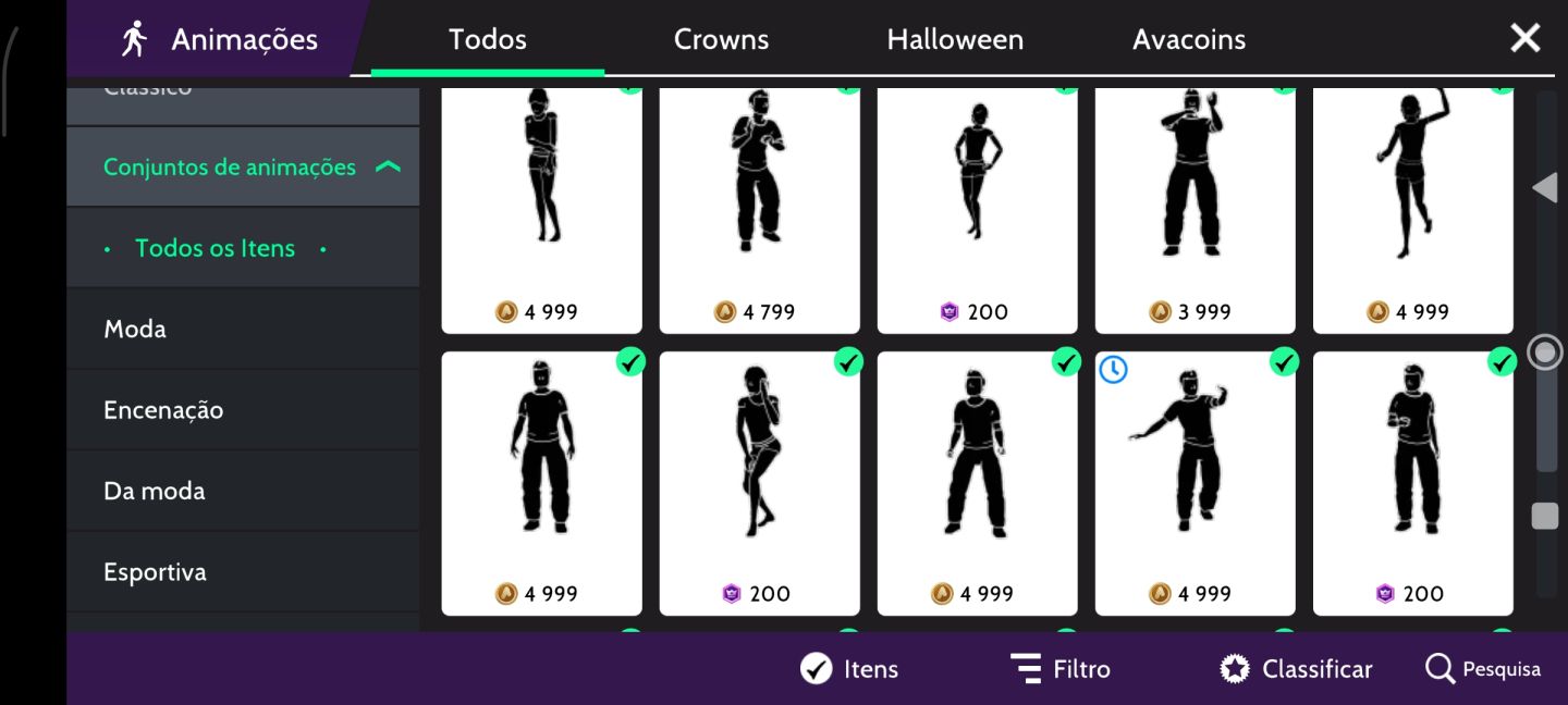 Conta avakin life lvl 43 unissex (mais conteúdo feminino)
