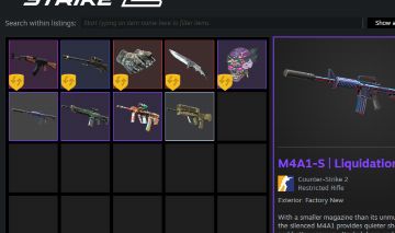 Conte CS2 COM FACA E LUVA E SKINS