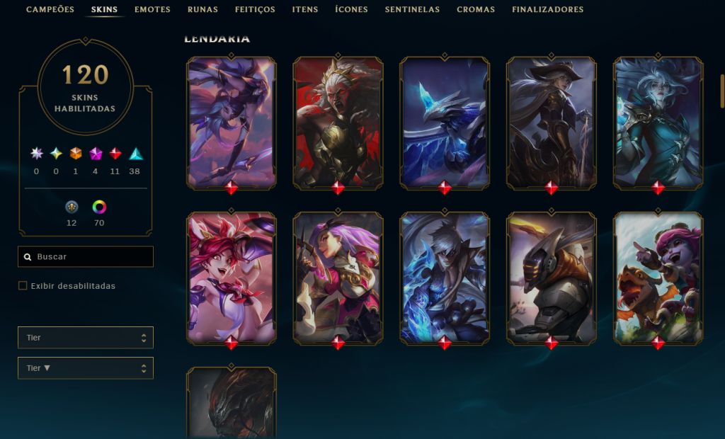 Conta Lol /Full Acesso / Diamante 4 (SKIN PRESTÍGIO TALON / GACHA MÍTICO DARIUS)