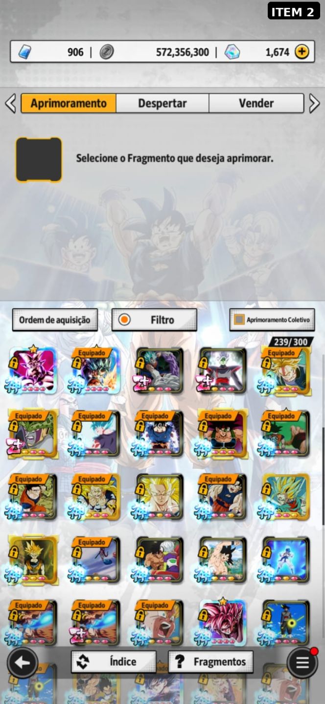 Contas Dragon Ball Legends com Ultras, LEGENDS, LFs... (Android E IOS)